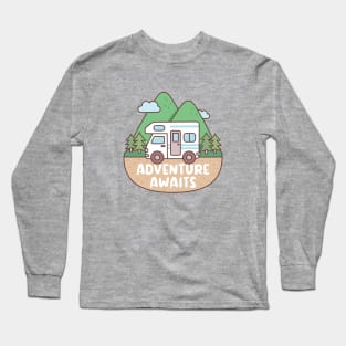 RV Explore Nature And Outdoors, Adventure Awaits Long Sleeve T-Shirt